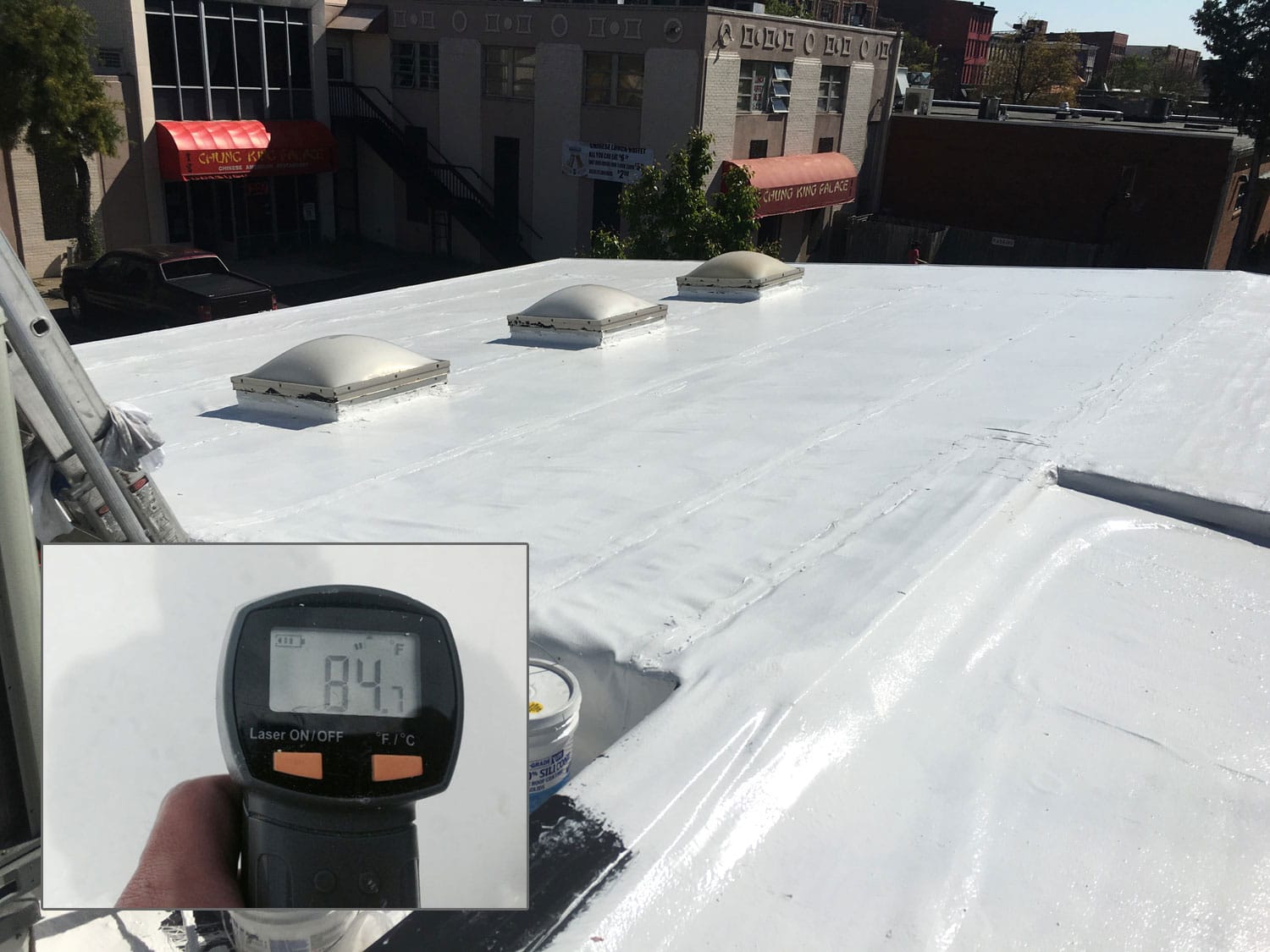 roof after roof coating